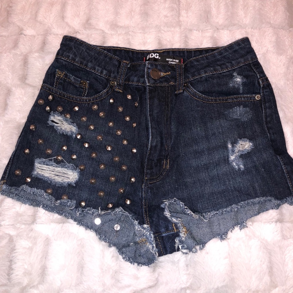 High rise shorts